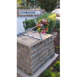 HMAS Ipswich Memorial, Anzac Day, 2020