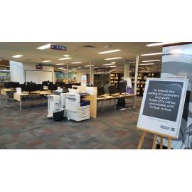 Public Internet Computers, Ipswich Central Library, South Street, April 2020