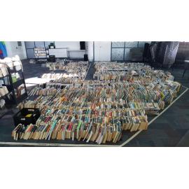 Quarantined Books, Ipswich Central Library, South Street, April 2020