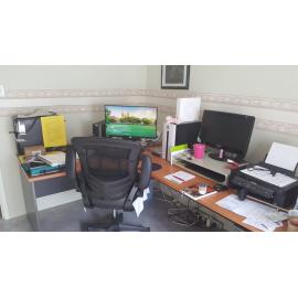 Setting up work computer at home, April 2020