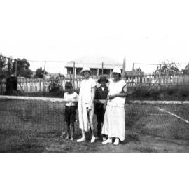 Tennis courts in Marburg, Ipswich, 1920s