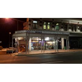 Goleby House at night