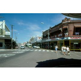 Corner Brisbane and Ellenborough Streets, Ipswich, 1985