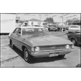 Ford XA Falcon 500 (1972-1973), car advertisement for Western Ford, Ipswich, October 1980