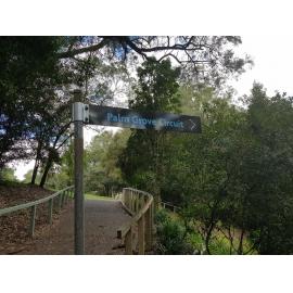 Kholo Gardens - Palm Grove Circuit sign, 2019
