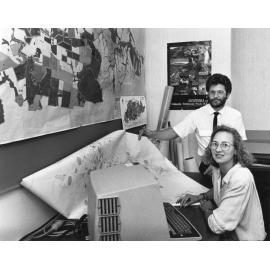 Garth Moore and Christine Wade, early 1990s