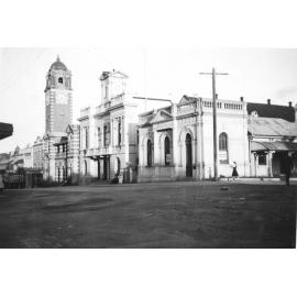 Nicholas Street & Brisbane Street corner, Ipswich, 1947