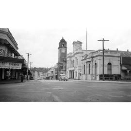 Nicholas & Brisbane Street corner, Ipswich, 1947