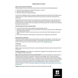 Understanding Title Deeds Handout