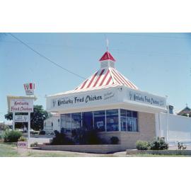 Kentucky Fried Chicken (KFC) outlet, corner Brisbane and South Station Roads, Booval, Ipswich, 1972