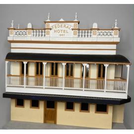 Model of the Federal Hotel, Ipswich Mini Crafters