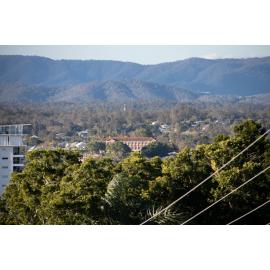 Ipswich North State School, viewed from Denmark Hill, Ipswich, September 2022