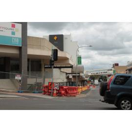 Demolition of Ipswich City Square, Brisbane and Bell Streets, Ipswich, December 2011
