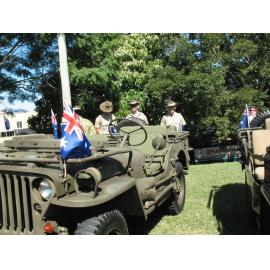 Anzac Day March down Ellenborough Street, towards Timothy Maloney Park, Ipswich, April 2009