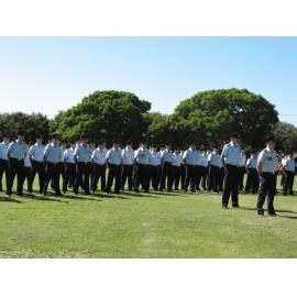 Anzac Day March down Ellenborough Street, towards Timothy Maloney Park, Ipswich, April 2009