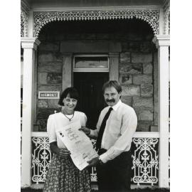 Celia Thornton and John Adams, 1992
