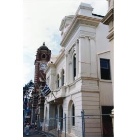 Renovation works on the former School of Arts and Old Town Hall in preparation for the Ipswich Art Gallery, Brisbane Street, Ipswich, 1998