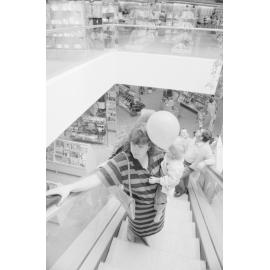 Opening of McDonnell & East, corner of Brisbane and Ellenborough Streets, August 1987 