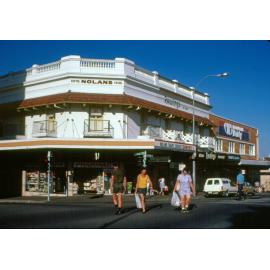 Nolan's Corner, corner of Brisbane & Nicholas Streets, Ipswich, c.1970