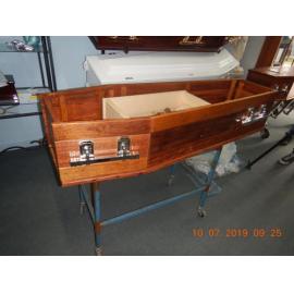 Placing Fleming family remains in an ossuary box prior to reinternment, Ipswich, 10th July 2019
