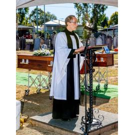 Reinterment of the Fleming family, Ipswich General Cemetery, 16th July 2019