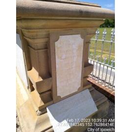 Moffatt Vault tablets and marker pegs