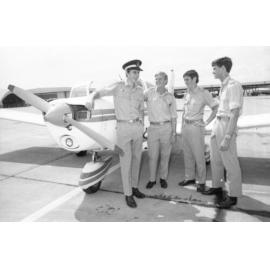 Young men at RAAF Base Amberley, Amberley, Ipswich, Queensland, January 1978