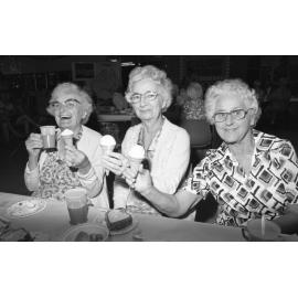 Christmas party at Big W, Booval Fair Shopping Centre, Booval, December 1977