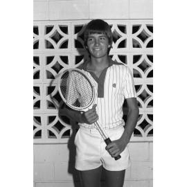 Tennis player Craig Sketch, Ipswich, December 1977