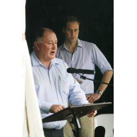 William, Prince of Wales at West Moreton Anglican College, Karrabin, Ipswich, 2011 