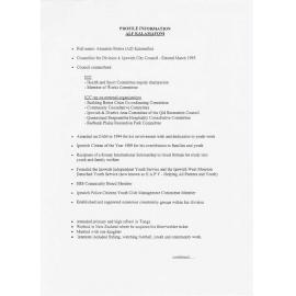 Profile of Atunaisa Otutoa (Alf) Kalamafoni