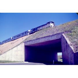 Railway bridge over Marsden Parade, Ipswich, 1969