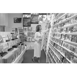 Music store at the Palais Royal Hotel, Ipswich, November 1977