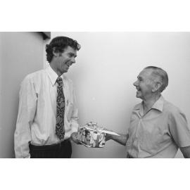 Thought to be Roderick Borrowdale with unidentified man, Ipswich, Queensland, February 1978