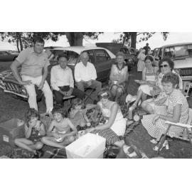 Family picnic, Ipswich, November 1977
