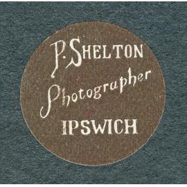 Trademark of Percy Shelton, photographer, Ipswich between 1903-1910