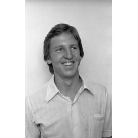 Unidentified cricketer, Ipswich, February 1978