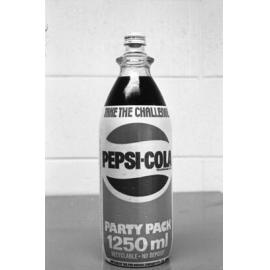 Pepsi bottle photographed by the Queensland Times for advertising, Ipswich, Queensland, February 1978