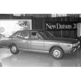 Datsun in the Armstrong Motors the Datsun Centre Showroom, Booval, Ipswich, 13th February 1978