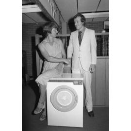 R.T. Edwards & Sons presenting the Hoover 175 Dryer, Ipswich, November 1977