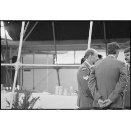 Unidentified gathering of RAAF personnel, RAAF Base, Amberley, July 1985