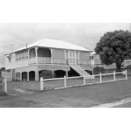 Timber house with veranda, Ipswich, November 1977