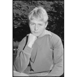 Unidentified man outdoors, Ipswich, July 1985