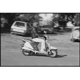 Honda Lead 125 scooter, Ipswich, July 1985
