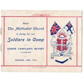 What The Methodist Church is Doing for Our Soldiers in Camp, Brisbane, 1916