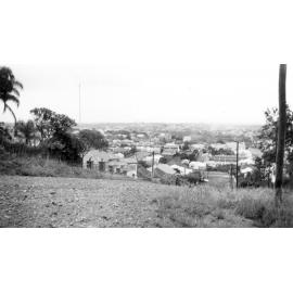 Panoramic view, Ellenborough Street, from top of Denmark Hill, 1959