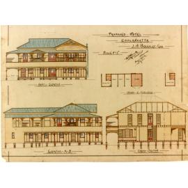 Proposed Hotel, Coolangatta, Architectural Plans, 1912