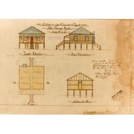 Cottage off Warwick Road, Architectural Plans, 7 September 1901