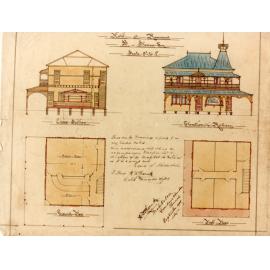 Rising Sun Hotel, Rosewood, Architectural Plans, September 1908