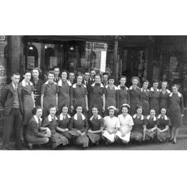 Staff at Woolworths, Brisbane Street, Ipswich, c.1940